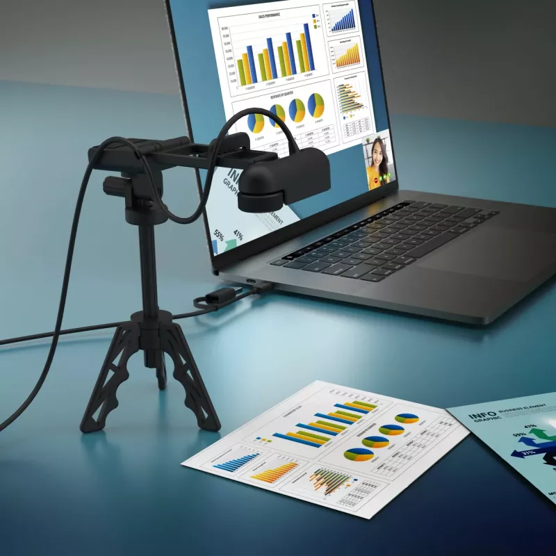 j5create JVU250 webcam HD con interruttore di messa a fuoco automatica e manuale