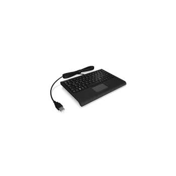 Tastiera KeySonic ACK-3410 (DE) office USB QWERTZ tedesca nero