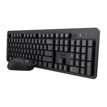 Tastiera e mouse Trust Ody II inclusi ufficio RF wireless QWERTZ tedesca nero