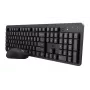 Tastiera e mouse Trust Ody II inclusi ufficio RF wireless QWERTZ tedesca nero
