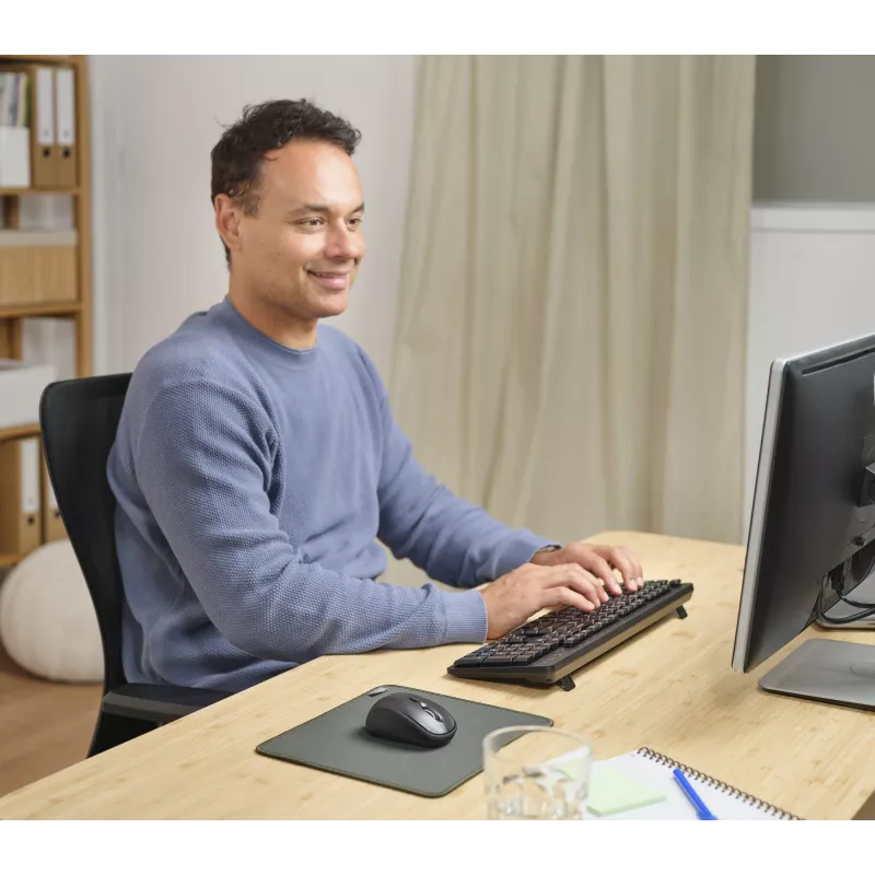 Tastiera e mouse Trust Ody II inclusi ufficio RF wireless QWERTZ tedesca nero