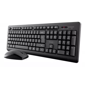 Tastiera e mouse Trust Primo inclusi office RF wireless QWERTZ tedesca nero