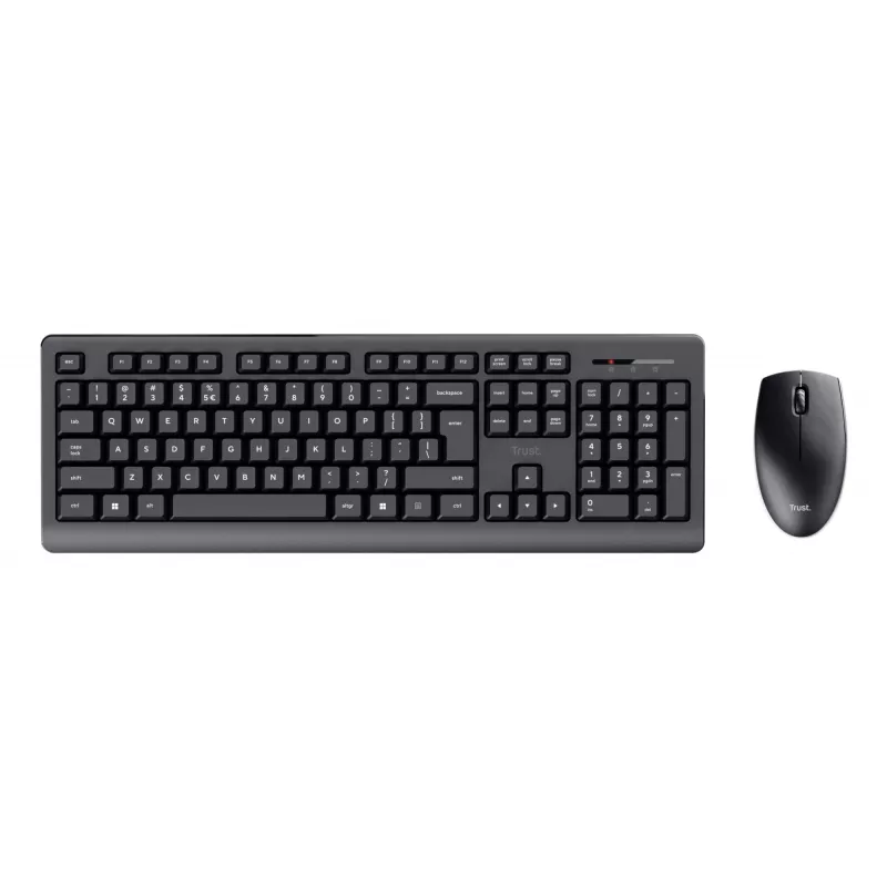 Tastiera e mouse Trust Primo inclusi office RF wireless QWERTZ tedesca nero