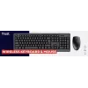 Tastiera e mouse Trust Primo inclusi office RF wireless QWERTZ tedesca nero