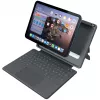 Tastiera ASTAR DEQSTER Smart Rugged Touch Plus per iPad 10,9 pollici — QWERTZ tedesca, switch meccanici, docking Smart Connector, grigio