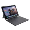 Tastiera ASTAR DEQSTER Smart Rugged Touch Plus per iPad 10,9 pollici — QWERTZ tedesca, switch meccanici, docking Smart Connector, grigio