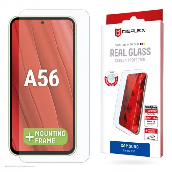 Pellicola protettiva per display Displex (10H) per Samsung Galaxy A56, cornice di montaggio Eco, antigraffio
