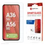 Vetro smart Displex (9H) per Samsung Galaxy A36/A56, adesivo di montaggio, infrangibile