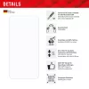 Vetro smart Displex (9H) per Samsung Galaxy A36/A56, adesivo di montaggio, infrangibile