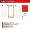 Pellicola protettiva per display + custodia Displex per Apple iPhone 16 Pro Max, cornice di montaggio Eco, antigraffio