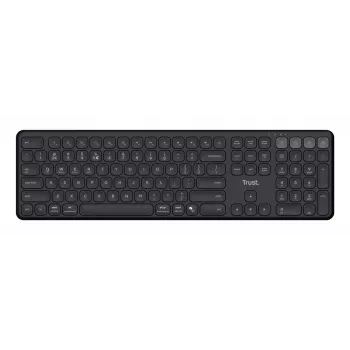 Tastiera Trust Vaiya home/office RF wireless + Bluetooth QWERTZ tedesco nero