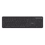 Tastiera Trust Vaiya home/office RF wireless + Bluetooth QWERTZ tedesco nero