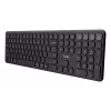 Tastiera Trust Vaiya home/office RF wireless + Bluetooth QWERTZ tedesco nero