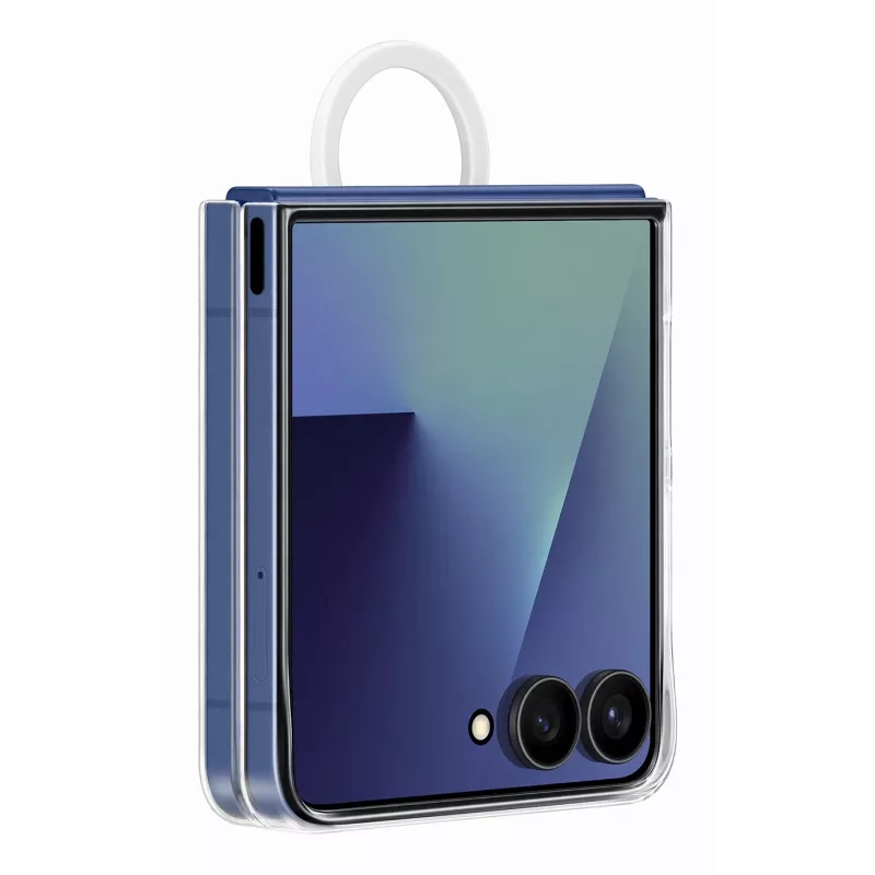 Custodia protettiva per Samsung Galaxy Z Flip7 di Samsung — trasparente, modello EF-QF766CTEGWW