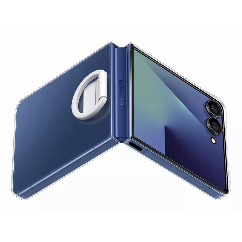 Custodia protettiva per Samsung Galaxy Z Flip7 di Samsung — trasparente, modello EF-QF766CTEGWW