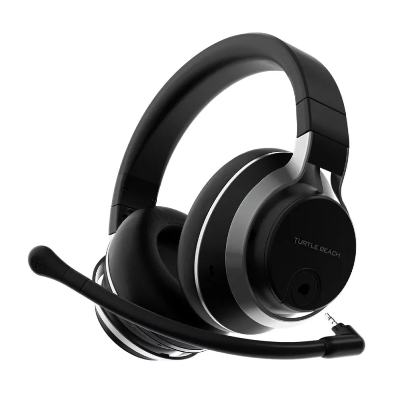 Turtle Beach Stealth Pro cuffie gaming Bluetooth wireless multipiattaforma con cancellazione attiva del rumore per PS5, PS4, PC