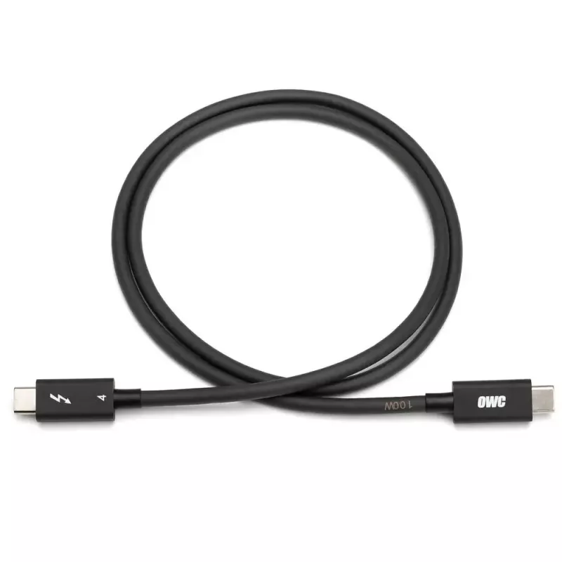 Cavo Thunderbolt OWC OWCCBLTB4C2.0M 2 m 40 Gbit/s nero
