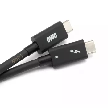 Cavo Thunderbolt OWC OWCCBLTB4C2.0M 2 m 40 Gbit/s nero