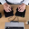Tastiera ergonomica R-Go Tools R-Go Split Break v2 con software break, tastiera split ergonomica, QWERTZ (DE), filare, nero