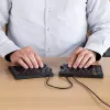 Tastiera ergonomica R-Go Tools R-Go Split Break v2 con software break, tastiera split ergonomica, QWERTZ (DE), filare, nero
