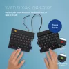 Tastiera ergonomica R-Go Tools R-Go Split Break v2 con software break, tastiera split ergonomica, QWERTZ (DE), filare, nero