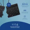Tastiera ergonomica R-Go Tools R-Go Split Break v2 con software break, tastiera split ergonomica, QWERTZ (DE), filare, nero