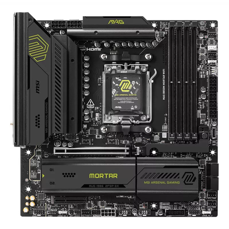 MSI MAG B850M MORTAR WIFI Scheda madre AMD B850 Socket AM5 micro ATX