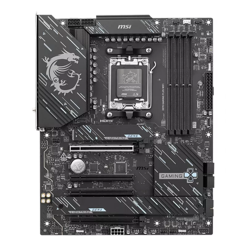 Scheda madre MSI X870 GAMING PLUS WIFI AMD X870 Socket AM5 ATX
