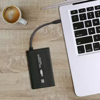 Case per HDD/SSD QOLTEC 51861 per unità SATA3 da 2,5