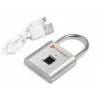 Technaxx TG-131 lucchetto intelligente con impronta digitale, argento