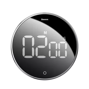 Timer giornaliero Baseus Heyo rotazione countdown nero digitale