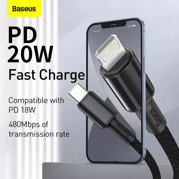Cavo Lightning Baseus CATLGD-A01 2m nero