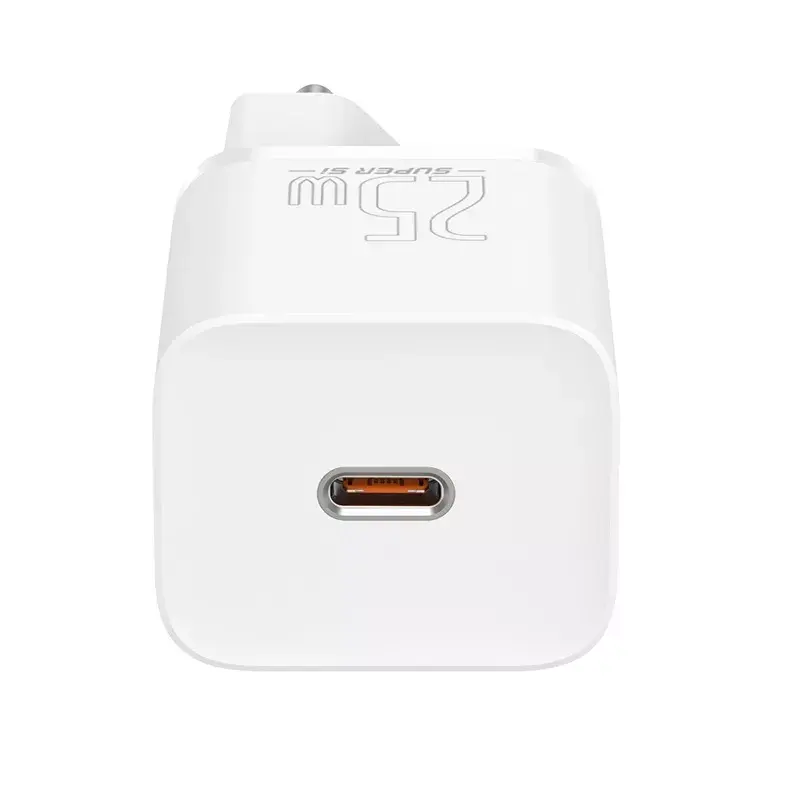 Caricabatterie da interno Baseus Super Si bianco ricarica rapida 12V 1xUSB-C
