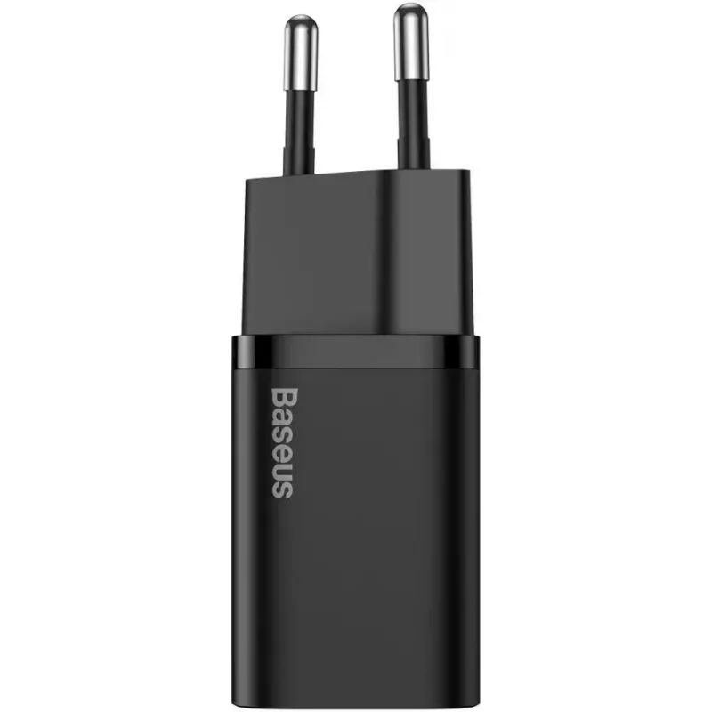 Caricabatterie per dispositivi mobili Baseus CCSUPJ01 universale nero ricarica rapida
