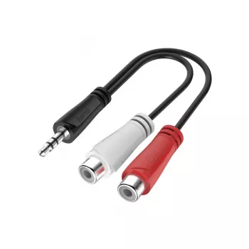 Cavo audio Hama 00200350 0,15 m jack 3,5 mm RCA nero