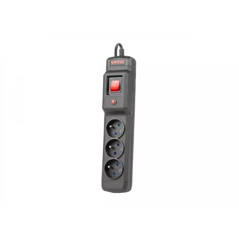 Ciabatta ARMAC Multi M3 — 3 prese, cavo 5 m, nero