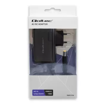 Alimentatore Qoltec 51034 per interni 19W nero 220-240V