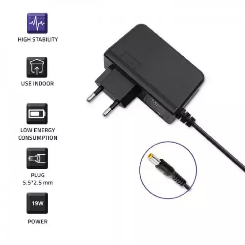 Alimentatore Qoltec 51034 per interni 19W nero 220-240V