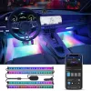 Govee RGBIC luci auto per interni Smart Strip Light Bluetooth 30 cm