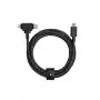 Cavo USB-C Native Union Belt cavo Duo 1,5 m USB‑C a USB‑C/Lightning nero