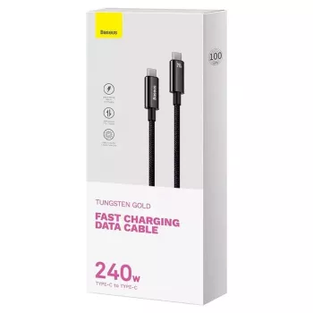 Cavo USB Baseus TngstnGld ŞrjKbl Type-C-C 240W 2m