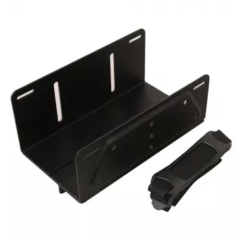 Supporto CPU Techly ICA-CS 62, supporto computer montabile sotto la scrivania, nero