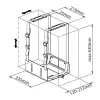 Techly 102239 supporto laterale per case PC, nero