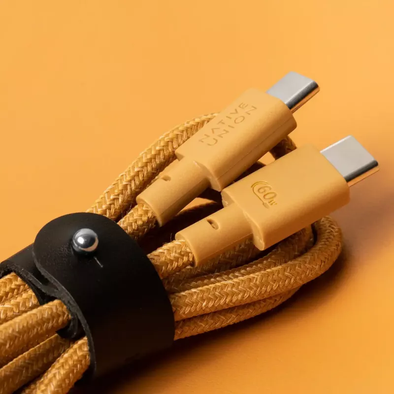 Native Union Belt Cable cavo da USB-C a USB-C, 1,2 m, Kraft