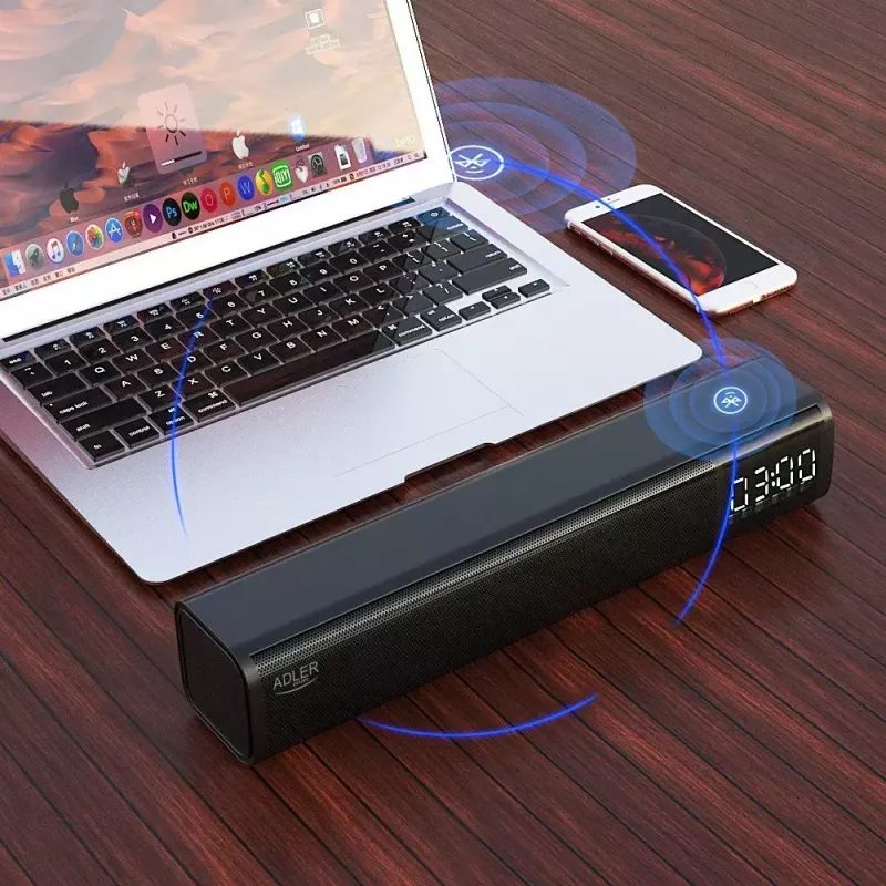 Altoparlante Bluetooth portatile Adler AD 1191 5W, wireless, compatto, nero