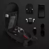 Borsa da manubrio Wozinsky WSB1BK — impermeabile 4 L, nero, per bici e monopattini