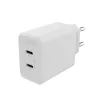 Accessorio mophie, alimentatore – USB-C-PD-DUAL-45W-GAN – bianco – EU (2x USB-C)