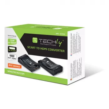 Convertitore di segnale video Techly IDATA SCART-HDMI3 1920 x 1080 pixel