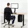 Supporto CPU Techly ICA-CS 66 sottoscrivania nero
