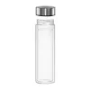 Borraccia Xavax 00181598 — 450 ml vetro borosilicato con custodia in silicone, blu trasparente
